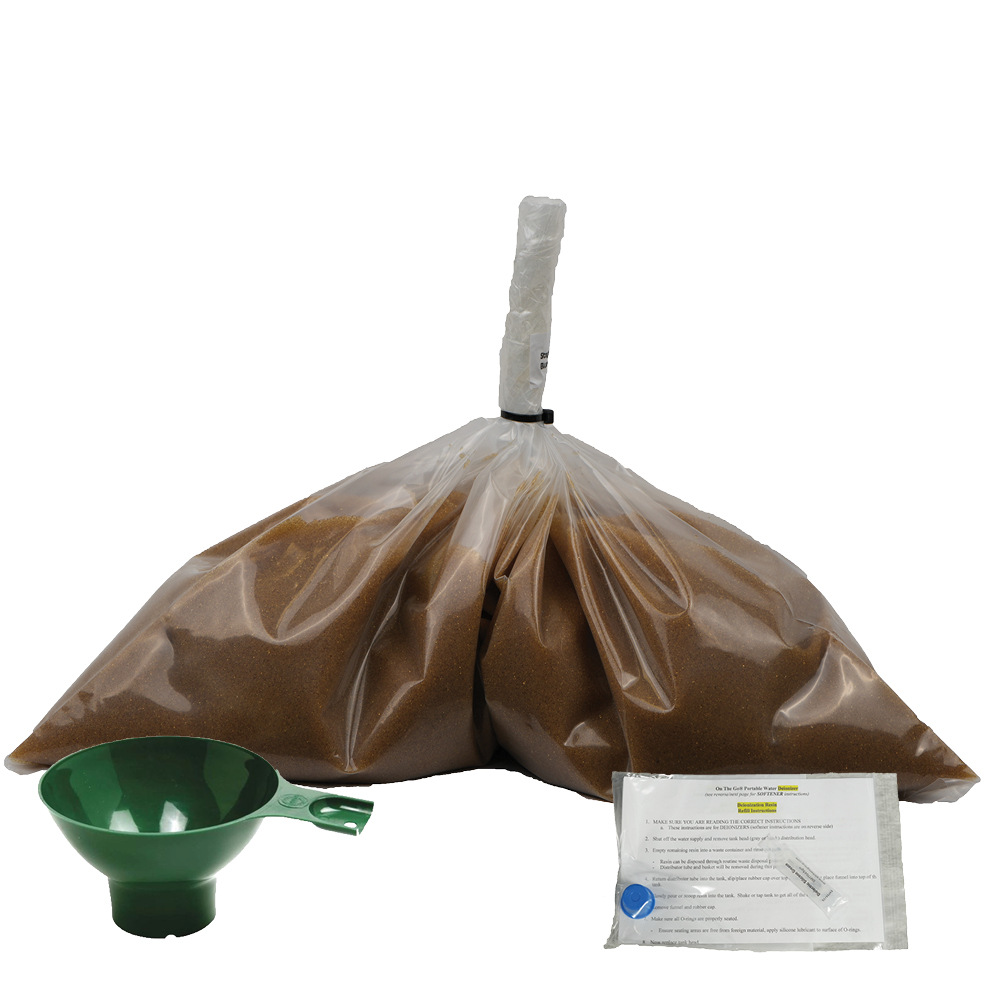 Portable Double Standard Water Softener Refill Kit